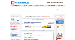 Desktop Screenshot of muabanraovat.eu